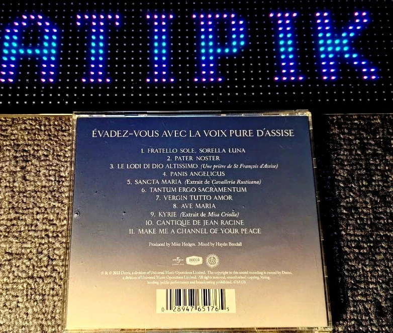 Cd Zeldzaam Van Broer Alessandro La Voix D’Assise Onmisbaar Voor Je Collectie 🙏 – photo 2